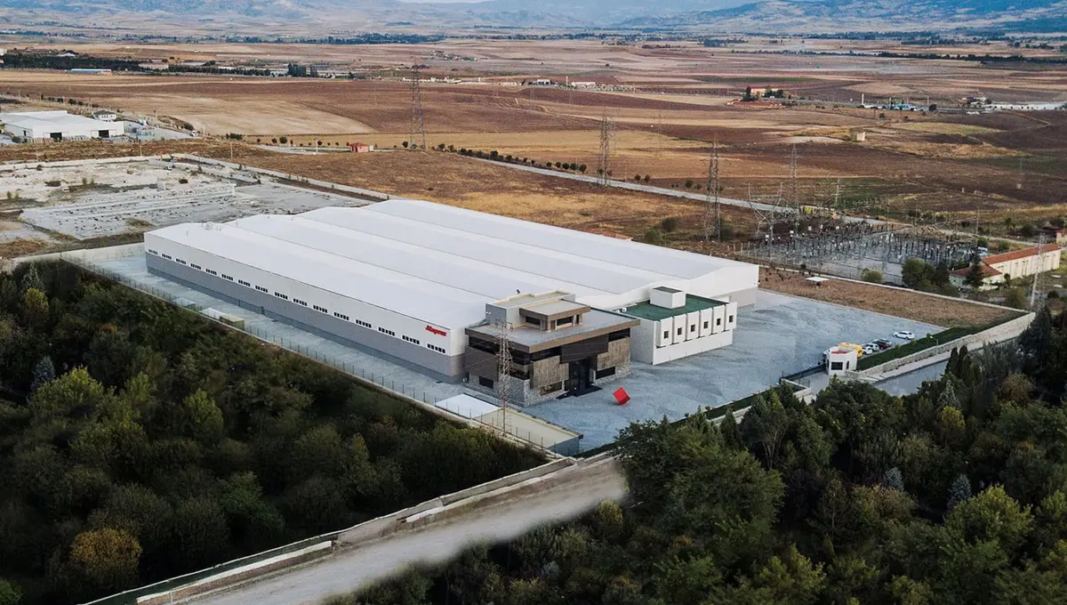 Industrial plant, drone photography